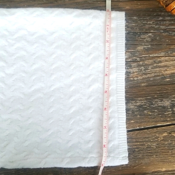 Modern Minimalist Cropped Knit Sweater | Oversized Boxy Textured Sleeves - Picture 14 of 15